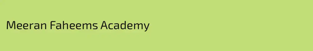 Meeran Faheems Academy